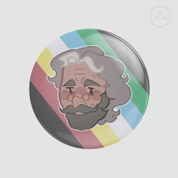 Oswald disabled pride pin