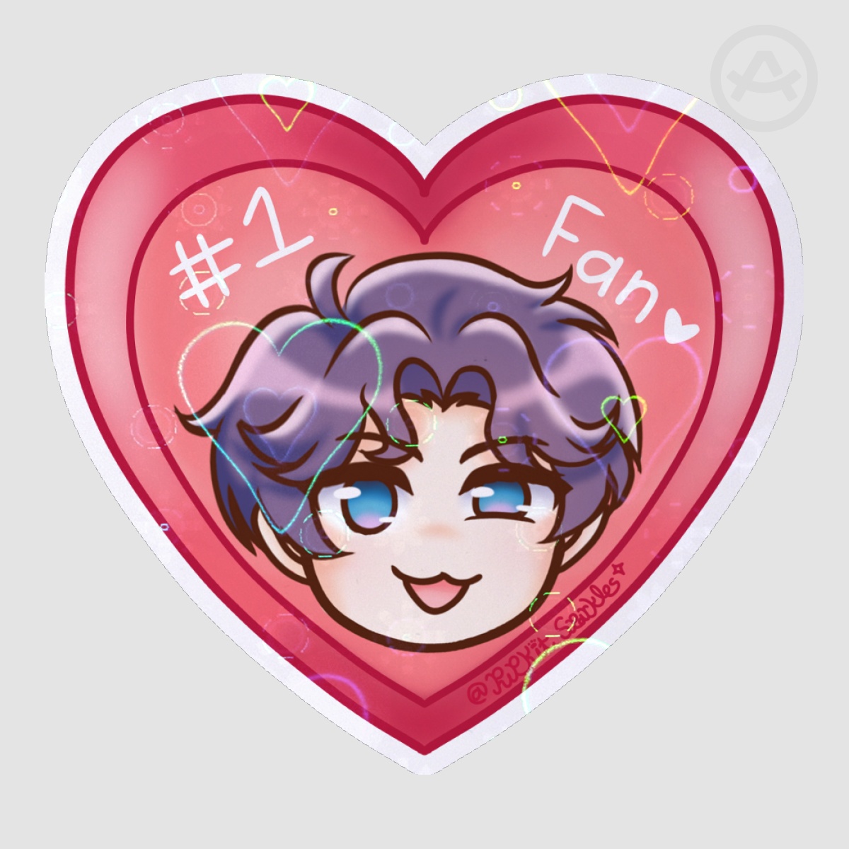 LADS Rafayel Valentines - Heart Sticker