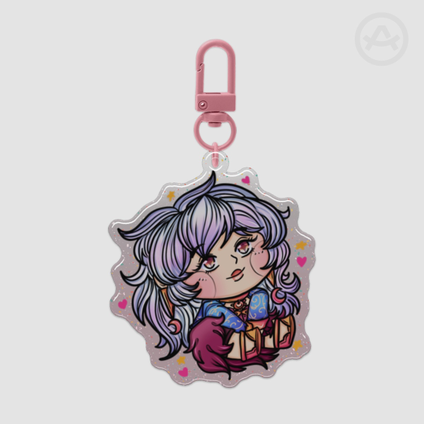 Dawn - Epoxy Glitter Acrylic Keychain