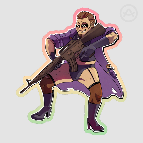 Weirdo Neighbor Sticker