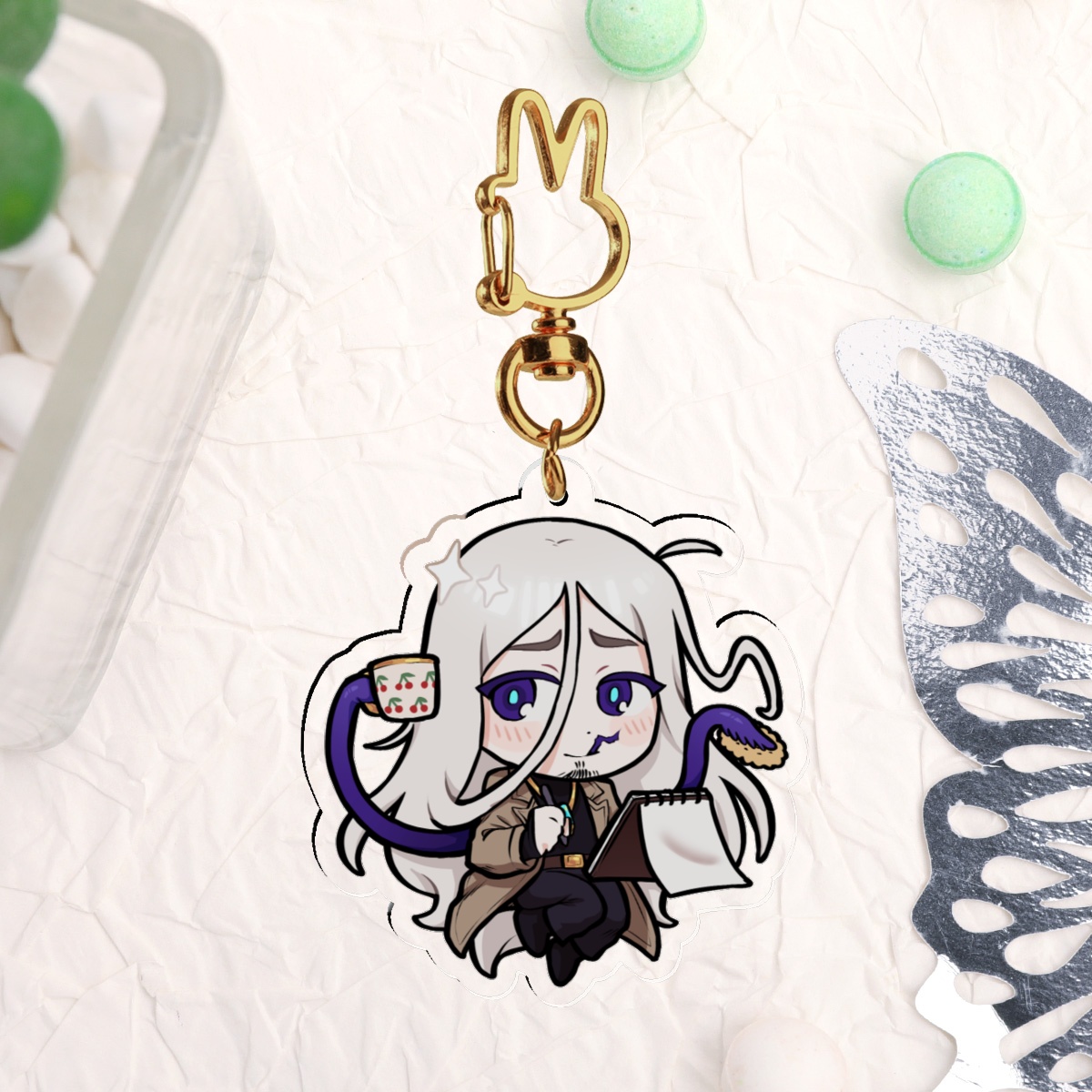 Chibi Gabrill Clear Acrylic Keychains