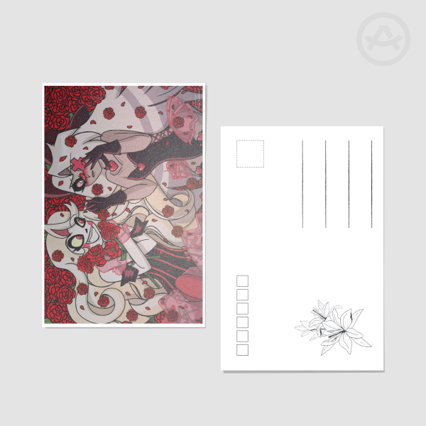 Chaggie Flowers Postcard