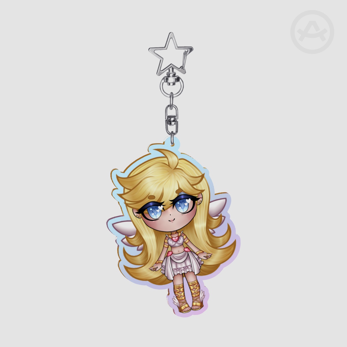 PASWG - Chibi Angel Panty Rainbow Keychain