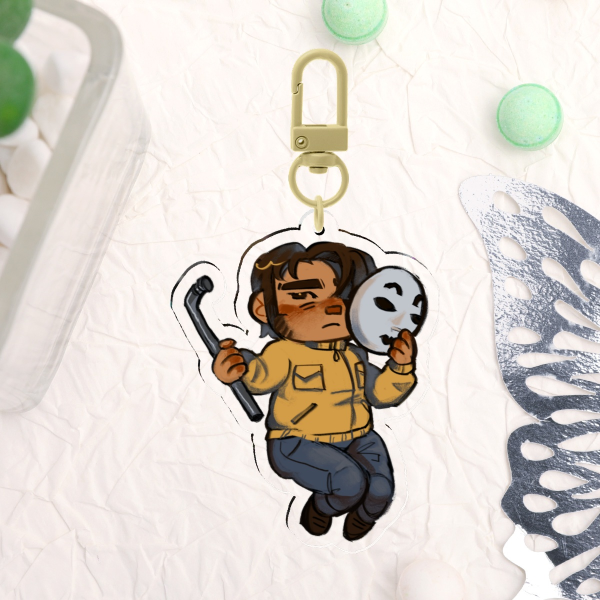 [ Creepypasta ] [ Marble Hornets ] Masky/Tim Wright Keychain