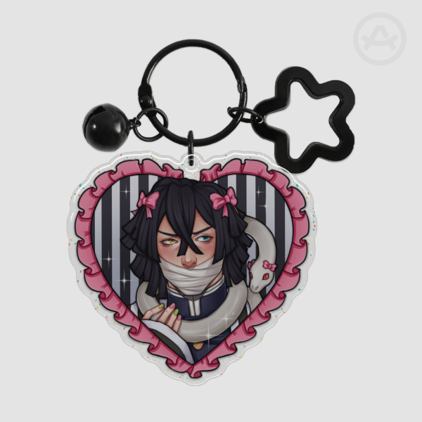 Obanai Coquette Keychain