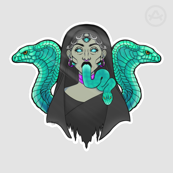 Cryptic Jaw - Sticker - Seer of Lies