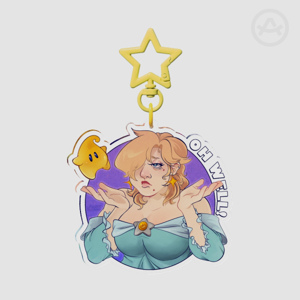 Shrug Off The Cosmos Acrylic Charm