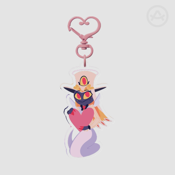 Sir Pentious Heart Keychain