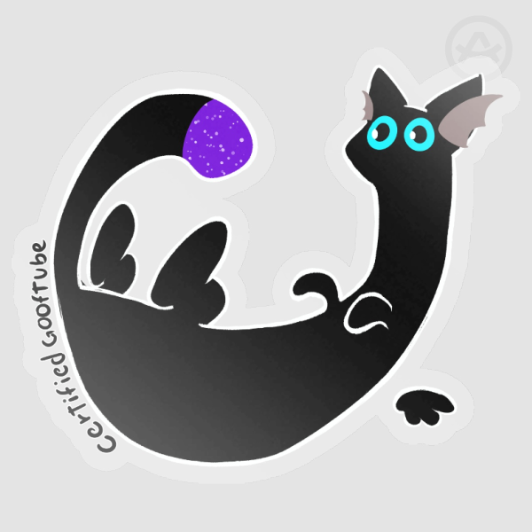 Penumbra Certified Gooftube Clear PET Vinyl Die Cut Sticker