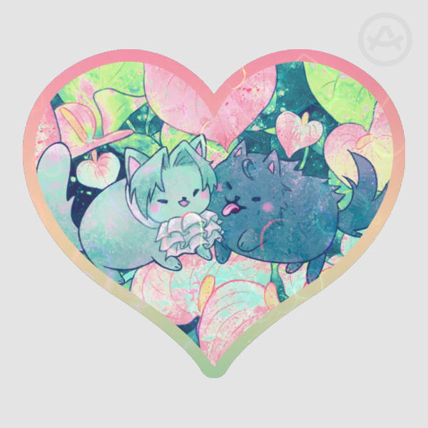 NRMT Valentine Holo Sticker