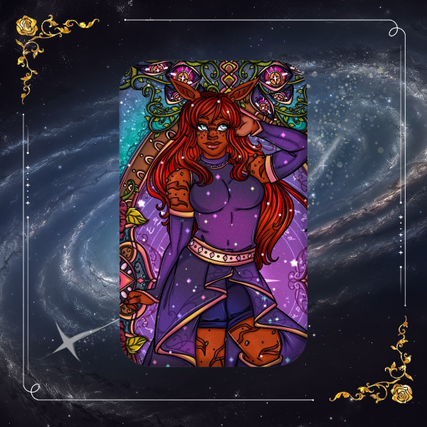 Clary - Holographic Rectangular Badge