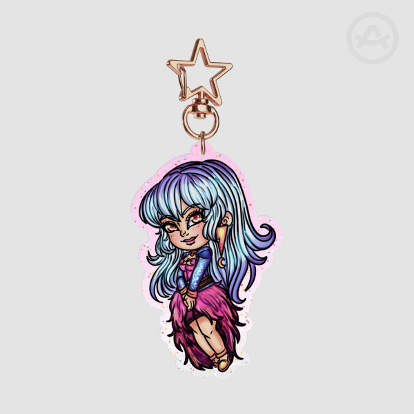 Dawn - Glitter Acrylic Keychain