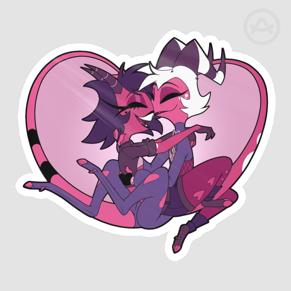 Moxxie & Millie 2026 Valentines Sticker
