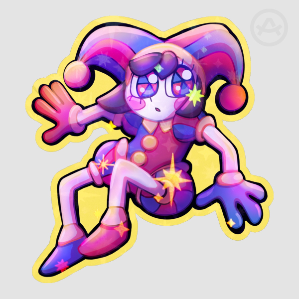 Pomni The Amazing Digital Circus Sticker