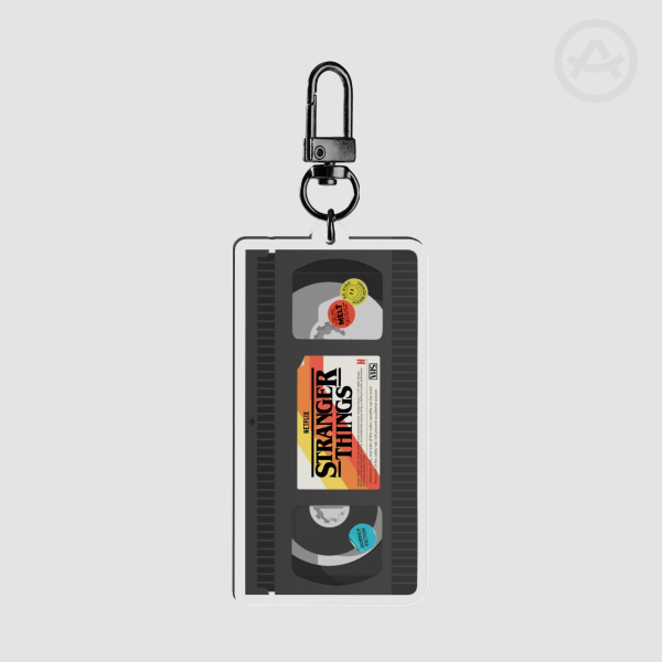 Stranger Things VHS Keychain