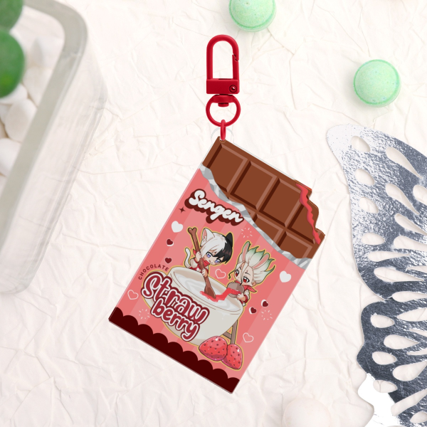 Sengen Strawberry Chocolate Bar