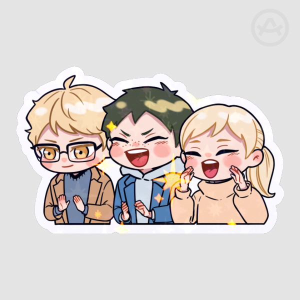 Tsukiyamayachi Cheering Sticker