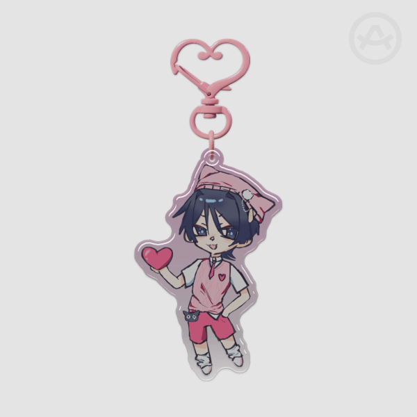 Wanderer's Valentines day! Epoxy Keychain