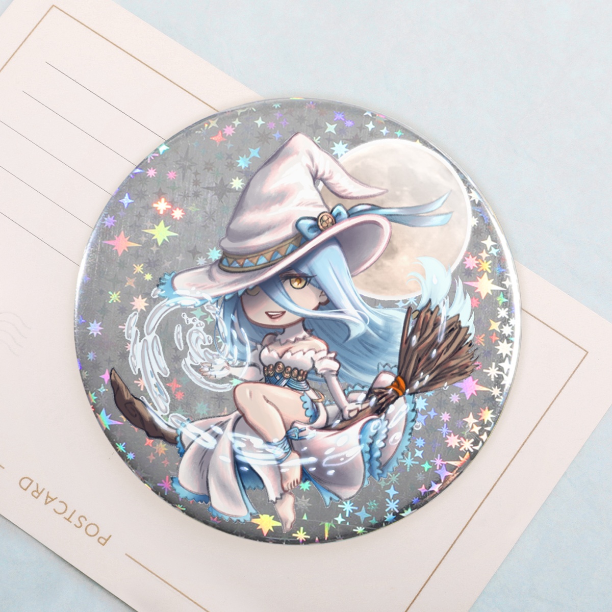 Witch Azura Holographic Badges