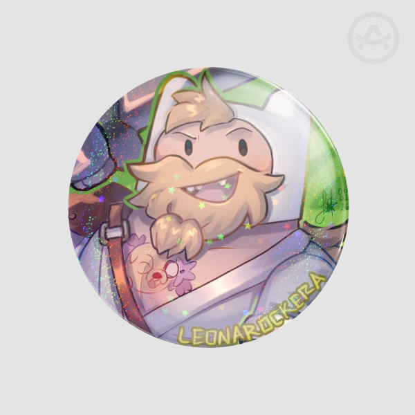 Finn the human Button Pin
