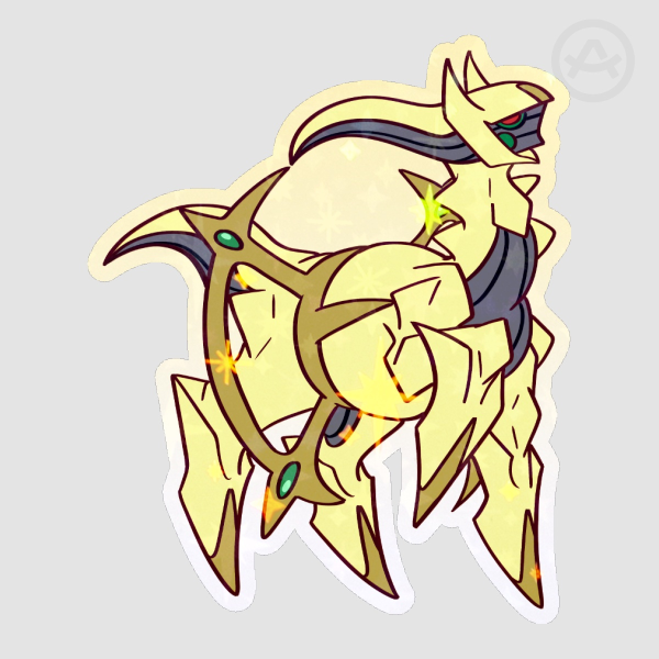 Areceus Shiny - Holographic