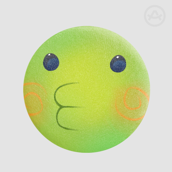 Kuchi patchi Plush Button