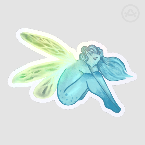 Blue Fairy Sticker