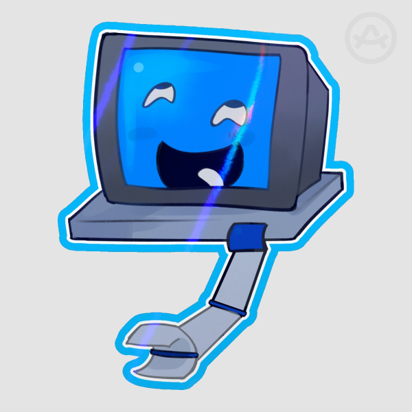 SCAG Colored Edge Die Cut Sticker