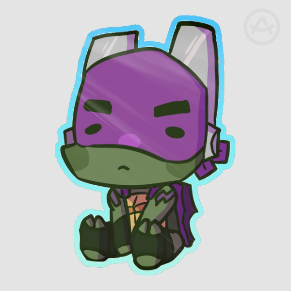 DONATELLO DIE CUT STICKER