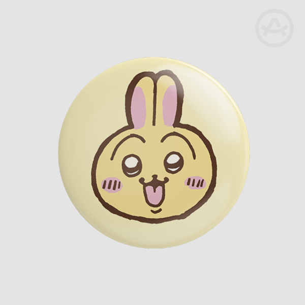 Chiikawa Usagi Round Badges (Button Pins)