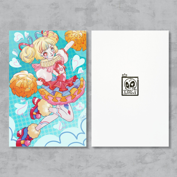 Clown Girl Postcard