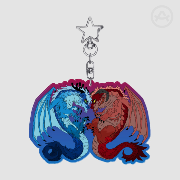 "Bonded in Scales" Keychain