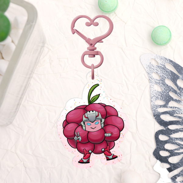 Arcee Raspberry Transformer Keychain!