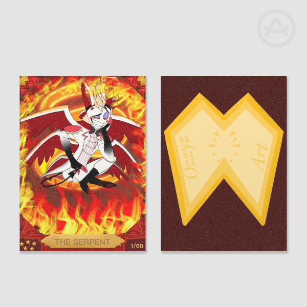 Lucifer Holographic Fan Trading Card