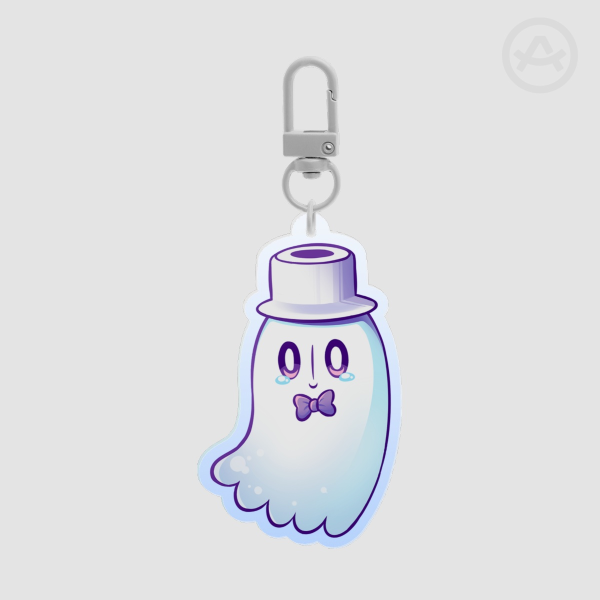 Undertale Napstablook Clear Charm