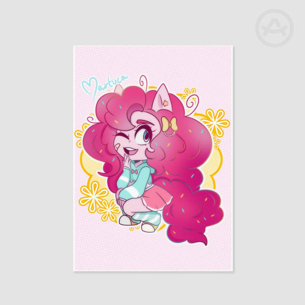 chibi Pinkie Pie a5 Print
