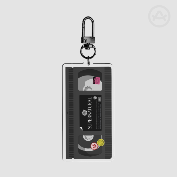 Supernatural VHS Keychain