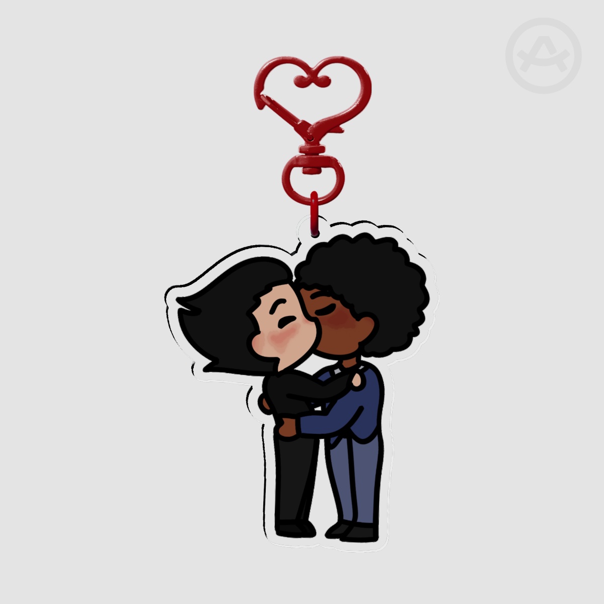 Redcreak Smooch Keychain