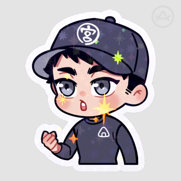 Osamu Cheering Sticker