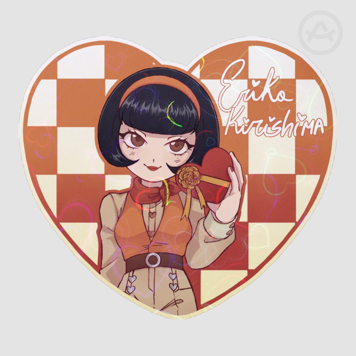 Eriko Heart Sticker