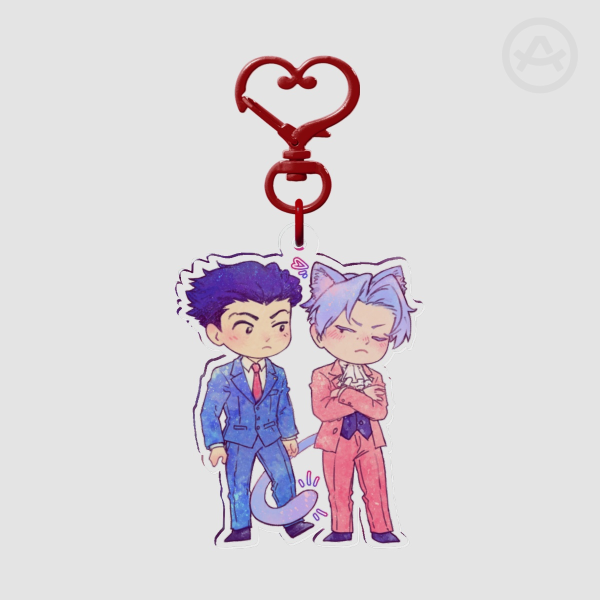 NaruMitsu Valentine Keychain