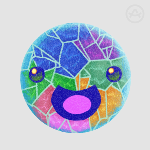 Mosaic Slime Plush Badge Slime Rancher