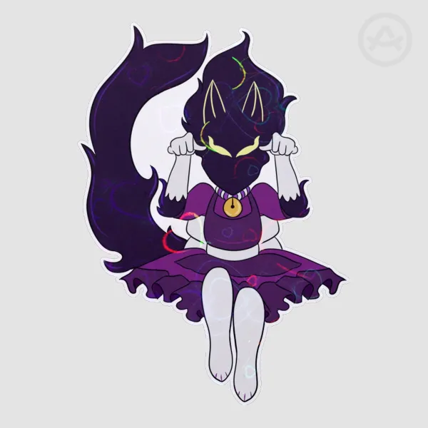 Nekogiri Holo Heart Sticker