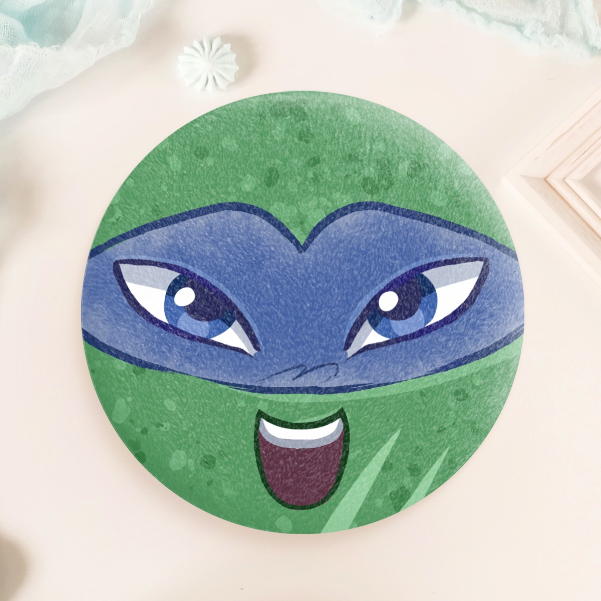 '12 Blue Leader - Plush Badge