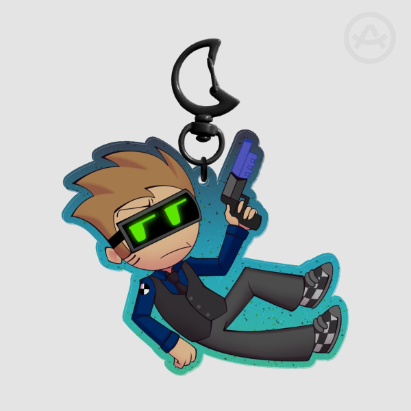 WTFuture Tom 🟆 Glitter Acrylic Keychain