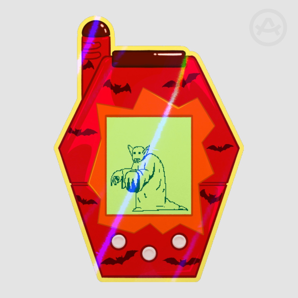 Vampire Tamagotchi - sticker