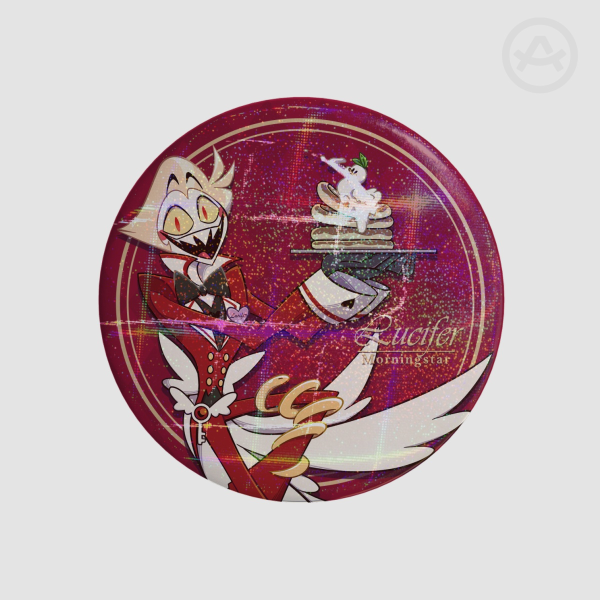 Hazbin Hotel Cafe Lucifer Pin