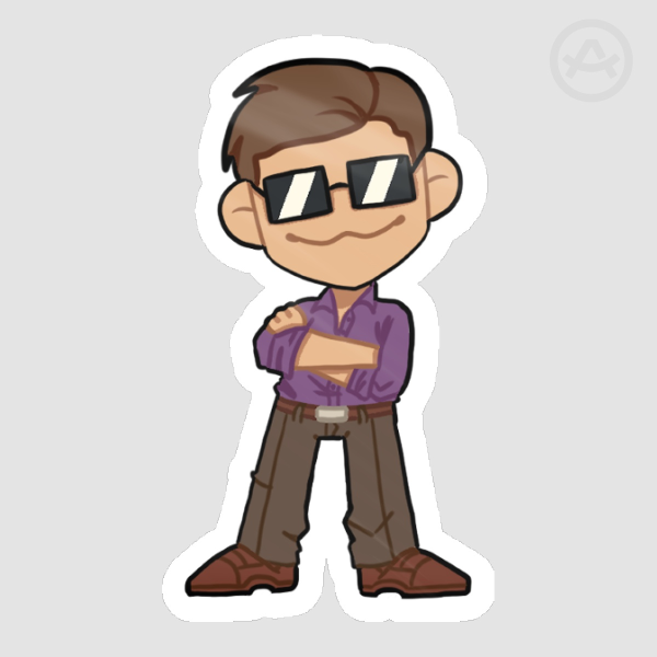 Johnny Cage ♥ Mortal Kombat 1 ♥ Die Cut Sticker