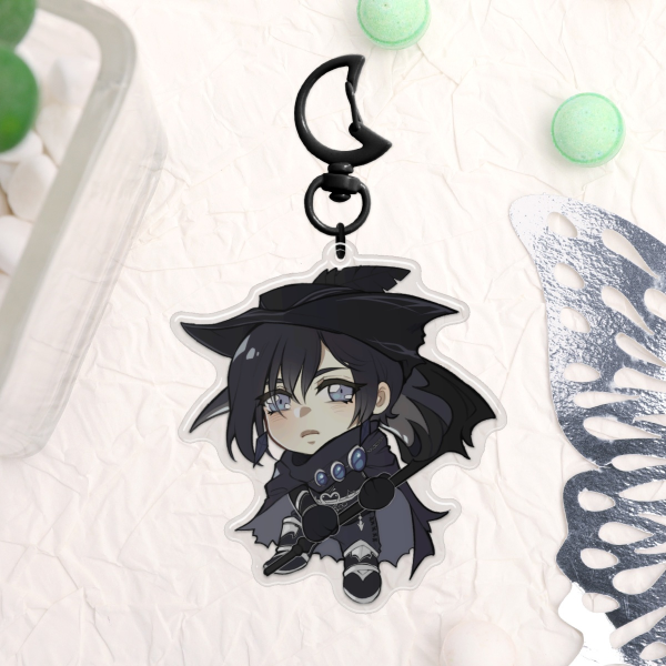 Zero Epoxy Clear Acrylic Keychain