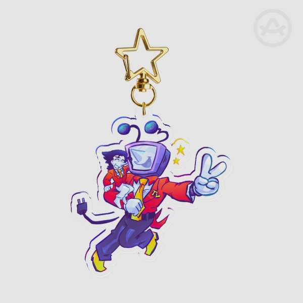 Spamton and Tenna Keychain | DELTARUNE